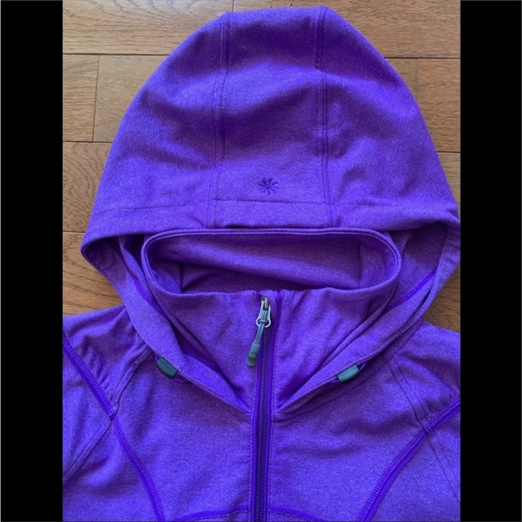💜ATHLETA RISHI HOODED JACKET-PURPLE-S💜 - Picture 6 of 8